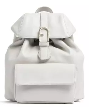 Рюкзак Flow s из мелкозернистой телячьей кожи. Furla, белый