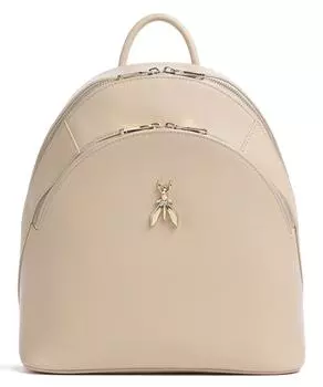 Рюкзак Fly из зерненой яловой кожи Patrizia Pepe, бежевый
