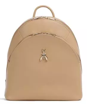 Рюкзак Fly из зернистой яловой кожи Patrizia Pepe, бежевый