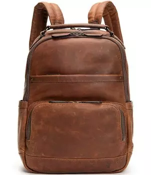 Рюкзак Frye Logan из полированной кожи, коричневый