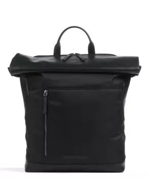 Рюкзак Fusion Bornholm с откидной крышкой 17 нейлон, кожа The Chesterfield Brand, черный