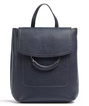 Рюкзак Gondola Tiglio Zaino из зерненой кожи Brics, синий