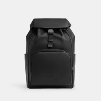 Рюкзак гонщик COACH, цвет gunmetal/black