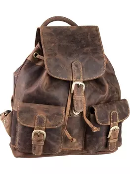 Рюкзак Greenburry/Backpack Vintage 1711M medium, цвет Sattelbraun