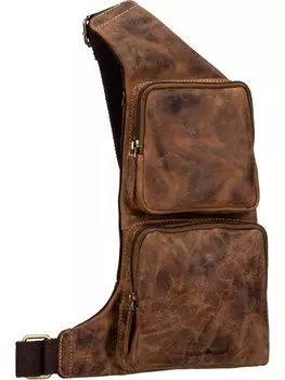 Рюкзак Greenburry Sling Vintage 1543 Body, цвет Sattelbraun