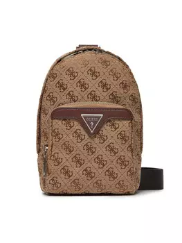 Рюкзак Guess Vezzola Jacquard Mini-Bags HMVZLJ P4168, бежевый