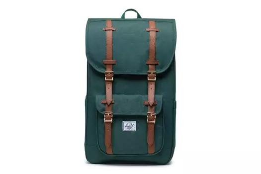 Рюкзак Herschel, рюкзак Little America Herschel, зеленый