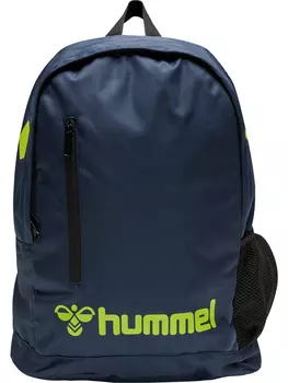 Рюкзак Hummel Core Back Pack, цвет DARK DENIM/LIME PUNCH