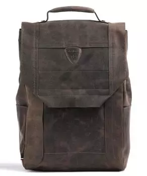 Рюкзак Hunter 16 дюймов из воловьей кожи с подтягиванием Strellson, коричневый