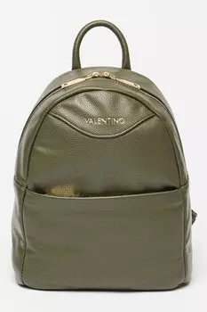 Рюкзак из экокожи с логотипом Valentino Bags, зеленый