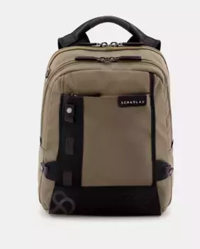 Рюкзак из бежевой ткани Scharlau, бежевый