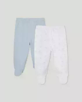 Рюкзак из двух леггинсов для мальчика Cotton Juice, синий