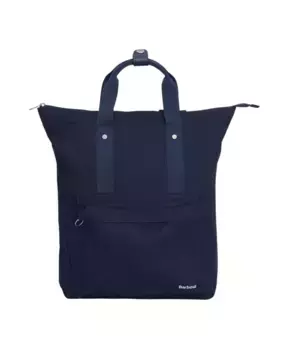 Рюкзак из хлопка с вышивкой Barbour, синий