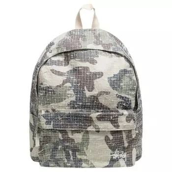 Рюкзак из хлопкового полотна, обычный, унисекс, камуфляж Stussy, Camouflage