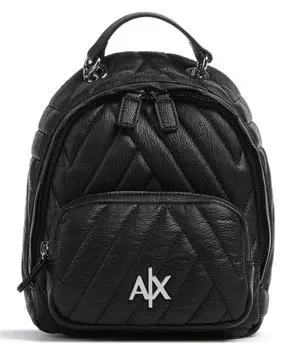 Рюкзак из искусственной кожи Armani Exchange, черный
