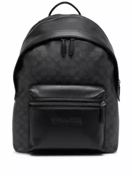Рюкзак из канваса Coach, черный