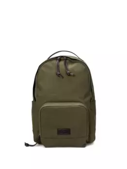 Рюкзак из канваса с кожаной отделкой POLO RALPH LAUREN, зеленый