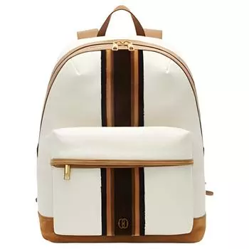 Рюкзак из коровьей кожи, большой размер, мужской, телесного цвета BALLY