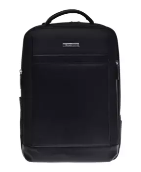 Рюкзак из кожи и нейлона Baldinini, черный