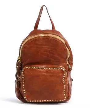 Рюкзак из мелкозернистой яловой кожи. Campomaggi, коричневый