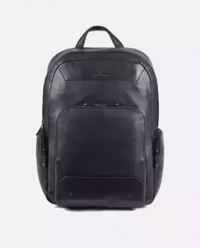 Рюкзак из натуральной кожи натурального зерна Bellido, черный