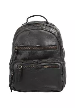 Рюкзак из натуральной кожи, производство Италия Cluty, черный