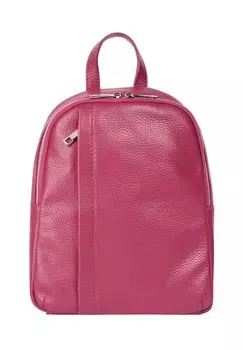 Рюкзак из натуральной кожи, производство Италия Samantha Look, розовый