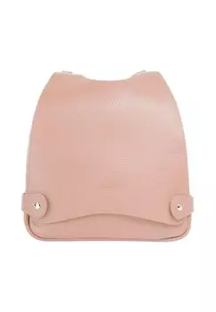 Рюкзак из натуральной кожи, производство Италия Cluty, розовый