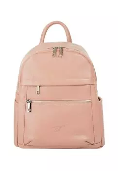 Рюкзак из натуральной кожи, производство Италия Samantha Look, розовый