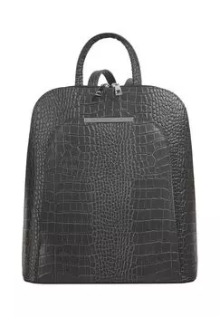 Рюкзак из натуральной кожи, производство Италия Cluty, серый