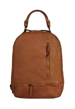 Рюкзак из натуральной кожи, производство Италия Samantha Look, цвет Cognac