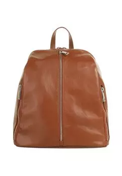 Рюкзак из натуральной кожи, производство Италия Samantha Look, цвет Cognac