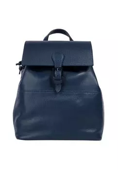 Рюкзак из натуральной кожи, производство Италия Cluty, синий