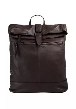 Рюкзак из натуральной кожи, производство Италия Forty, темно-коричневый