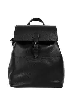 Рюкзак из натуральной кожи, производство Италия Cluty, черный