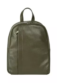Рюкзак из натуральной кожи, производство Италия Samantha Look, цвет Dunkelgrn