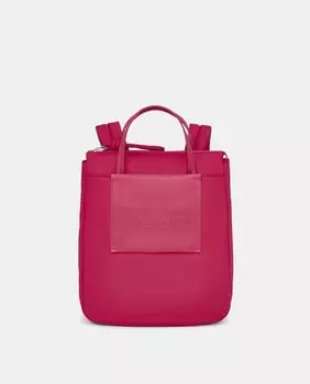 Рюкзак из переработанного материала фуксии с двойной ручкой сверху Tous, фуксия