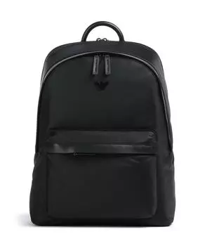 Рюкзак из переработанного нейлона 15 полиамид Emporio Armani, черный