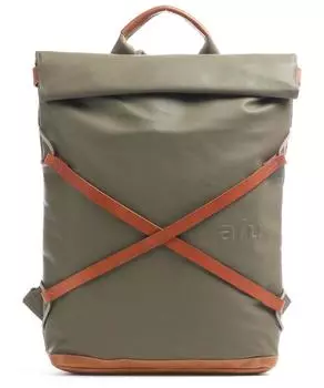 Рюкзак Japan Yokohama Rolltop 15 дюймов из органического хлопка Aunts & Uncles, зеленый