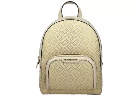 Рюкзак Jaycee Medium с карманом на молнии, кремово-золотой Michael Kors