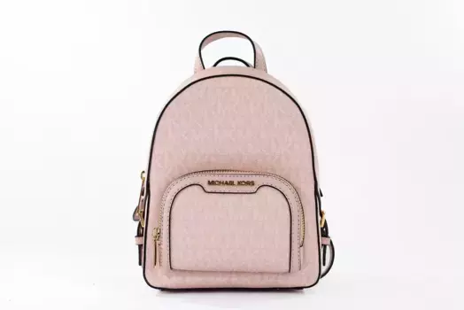 Рюкзак Jaycee Mini XS из кожи с карманом на молнии, пудрово-розовый Michael Kors