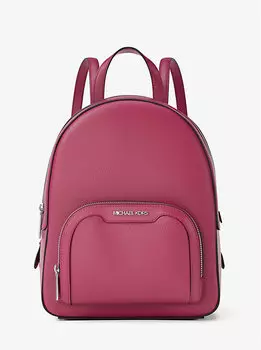 Рюкзак Jaycee среднего размера из шагреневой кожи Michael Kors, красный