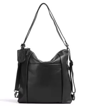 Рюкзак Just Jolie из зерненой кожи Burkely, черный