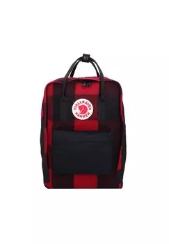Рюкзак Kanken Re-Wool 40 см с отделением для ноутбука FJALLRAVEN, цвет Red Black