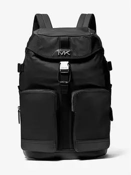 Рюкзак-карго Brooklyn из переработанного нейлона Michael Kors, черный
