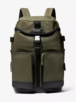 Рюкзак-карго Brooklyn из переработанного нейлона Michael Kors, зеленый