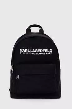 Рюкзак женский Karl Lagerfeld из текстильного материала, черный