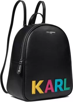 Рюкзак Karl Lagerfeld Paris Adele Backpack, цвет Jet Black/Multi