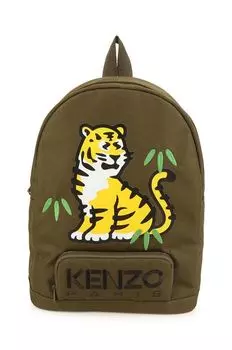 Рюкзак Kenzo Kids для мальчиков и девочек. Kenzo kids, зеленый