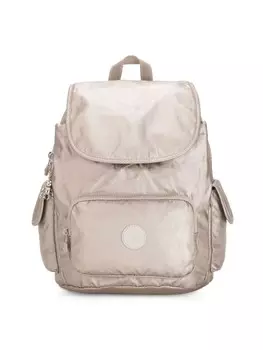 Рюкзак Kipling Basic Plus City 30 cm, цвет metallic glow